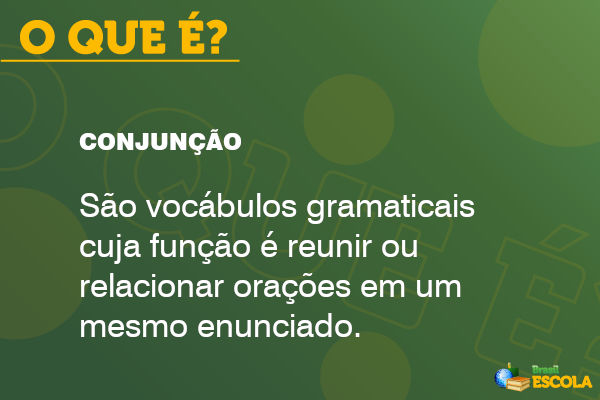 Conceito de conjunção em fundo verde. Conceito de conjunção em fundo verde.